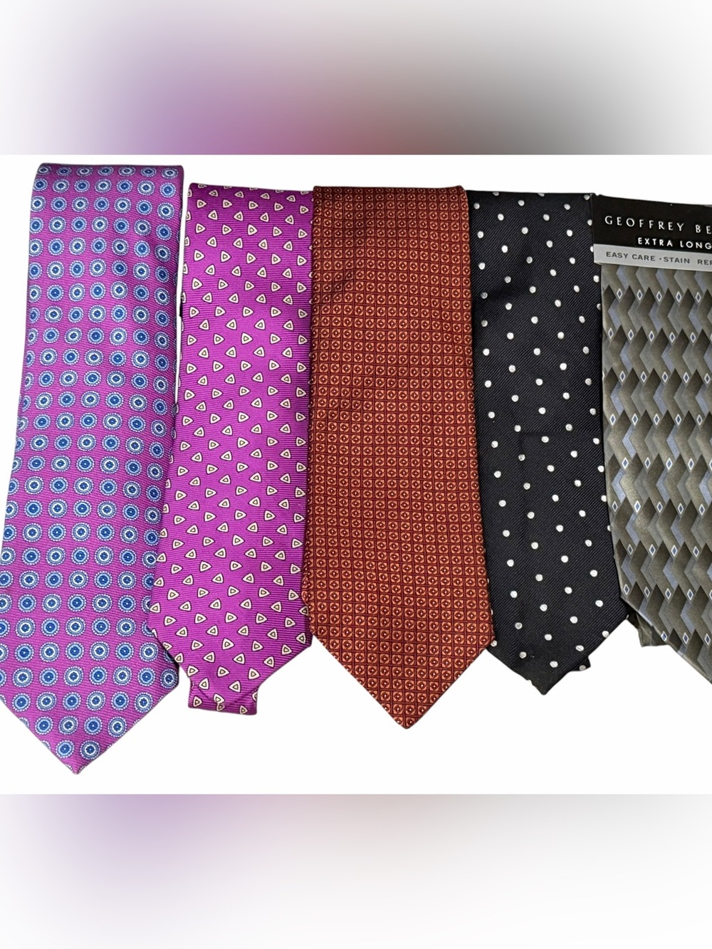 Men's Neck Tie Bulk Lot Tommy Hilfiger John‎ Nordstrom Geoffrey David Donahue B7